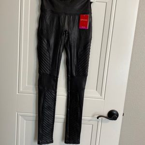 NWT Spanx Moto leggings